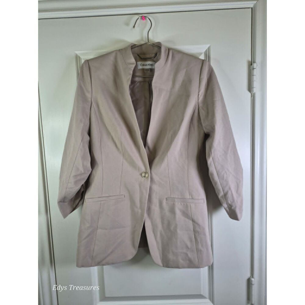 Calvin Klein Women’s Tan Blazer Jacket NWT